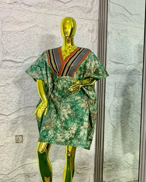 Dark Green Bubu Dress