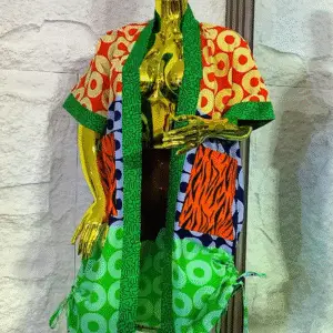 Rainbow Kimono dress