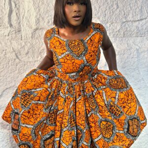 ABENA ANKARA DRESS SHORT